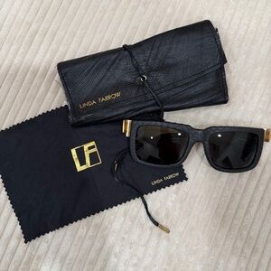 Linda Farrow Python Frame Sunglasses